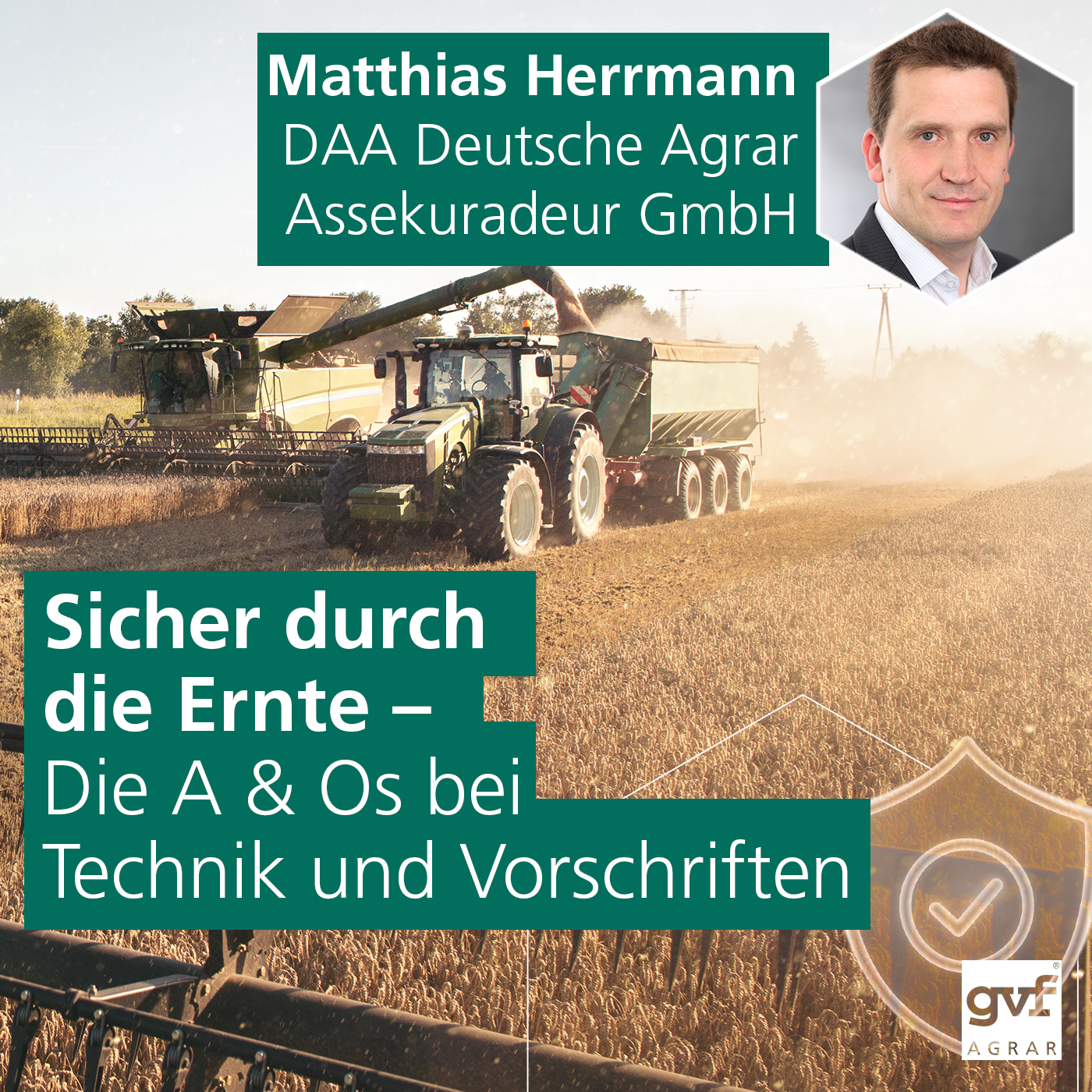 Sicher durch die Ernte – Die A und Os bei Technik und Vorschriften episode artwork